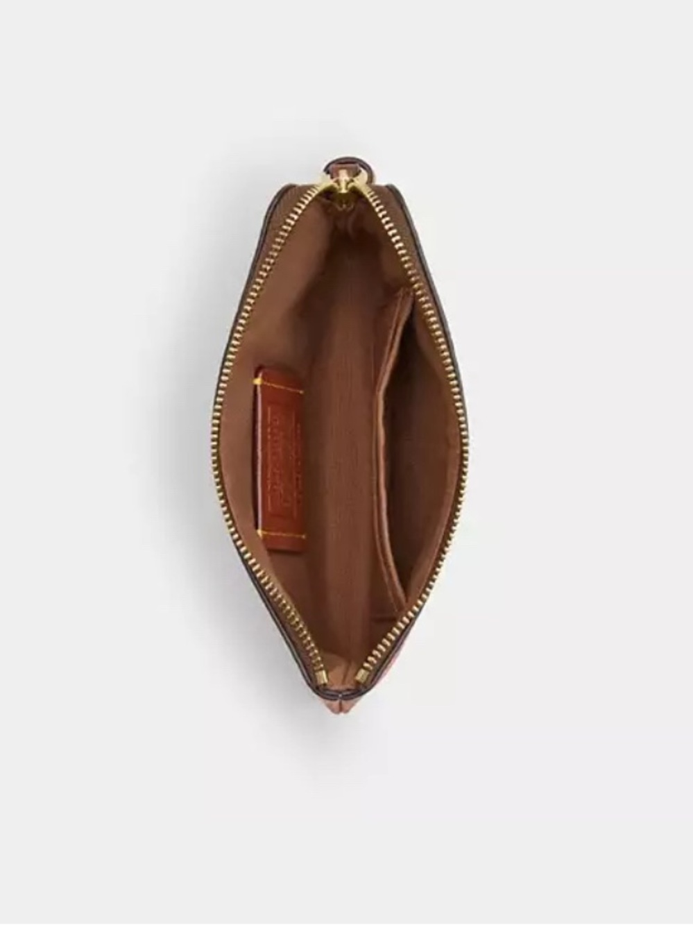 🎃 Coach Corner Zip Wristlet in Signature Canvas w/ Halloween Print NWT 🎃 - Picture 2 of 11